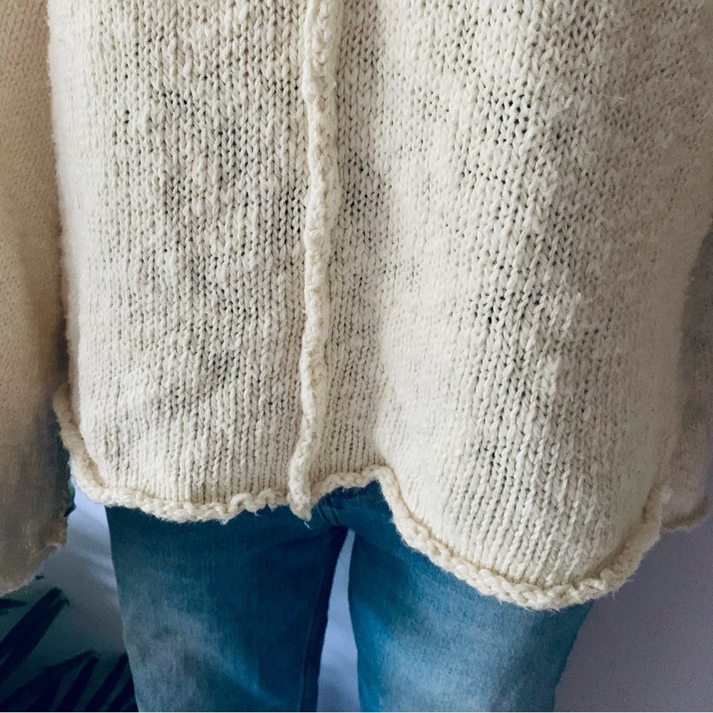 u r b a n :: Slouchy Raw Exposed Seam Knit Sweater - Picture 5 of 13